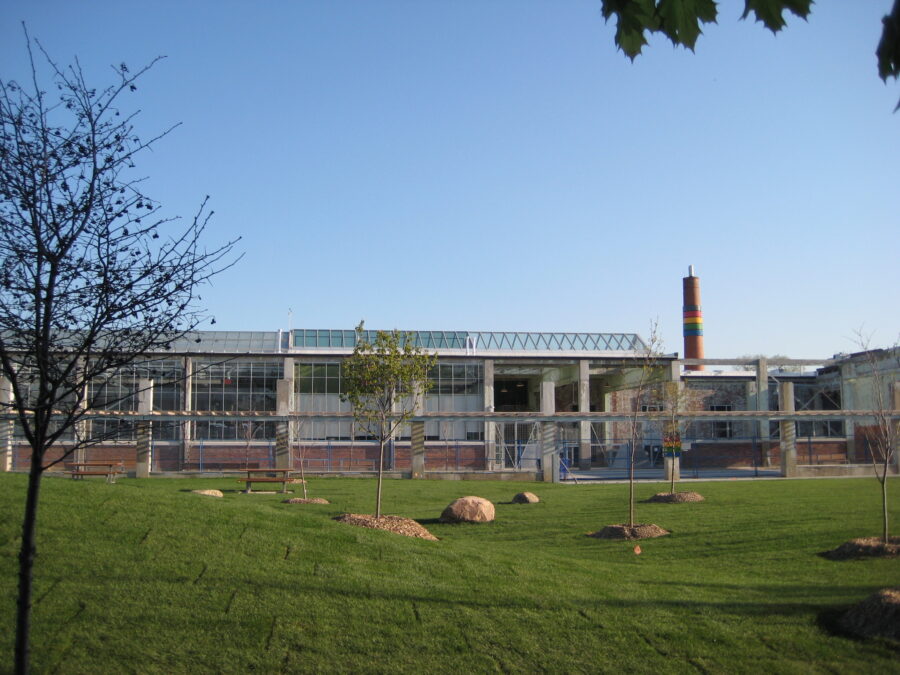 wide view of Wychwood Barns