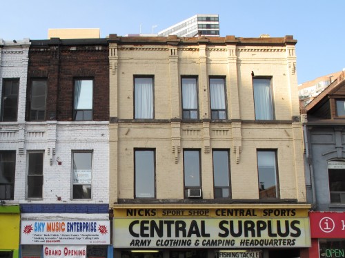 On Yonge St., preservation by neglect.
