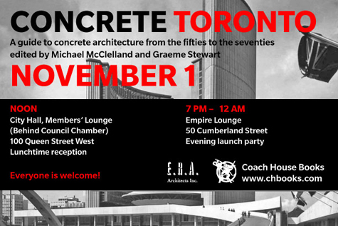 Concrete Toronto Launch – November 1