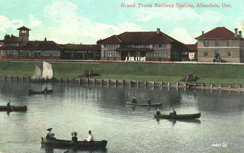 The Colours of the Allandale Train Station