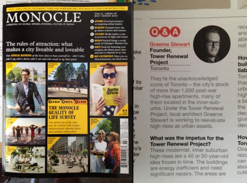 Monocle covers Tower Renewal