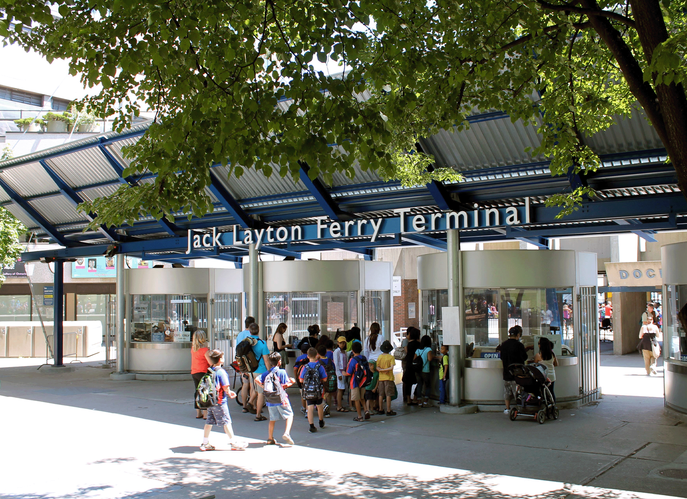 Jack Layton Ferry Terminal Signage