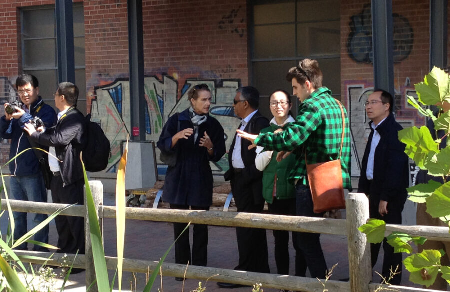 Chinese delegates tour Brick Works