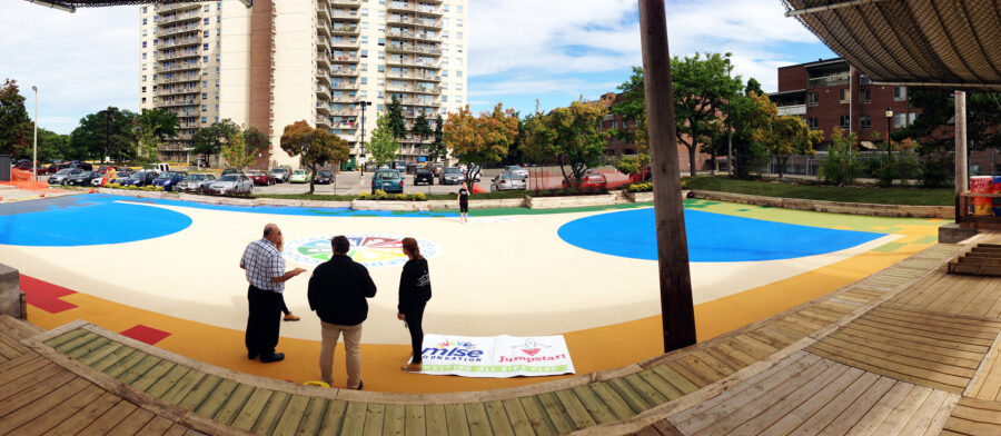 Sports pad and Sky-o-swale launch in Scarborough