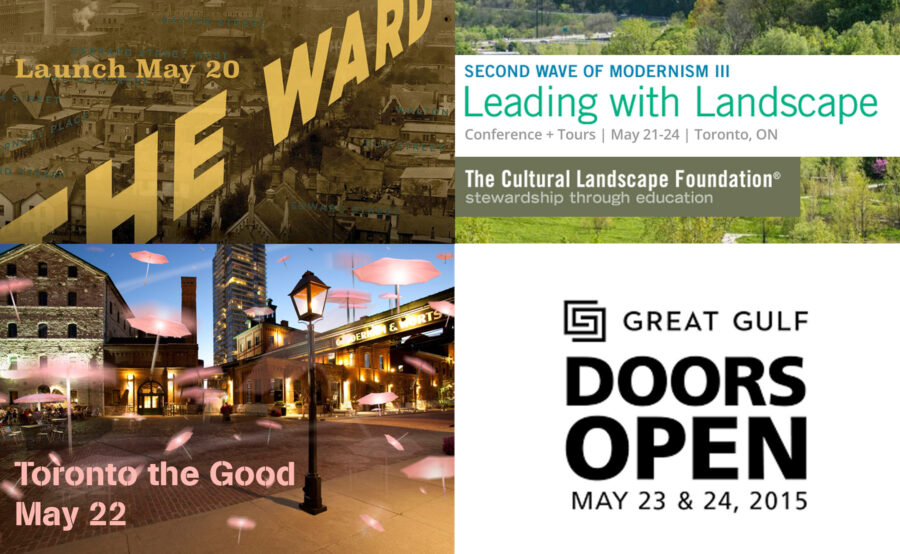 What’s on This Week: The Ward Book Launch, Toronto the Good, TCLF Conference, and Doors Open Toronto