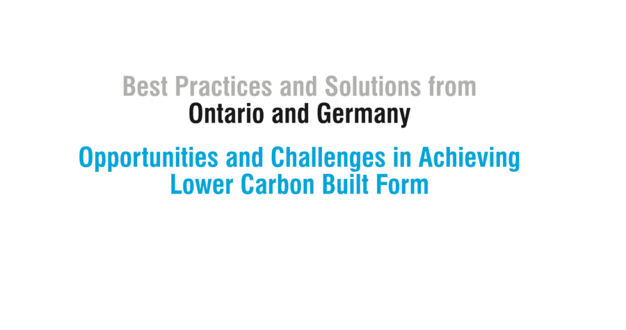 6th Canadian German Conference on Energy Efficient Retrofits in Buildings