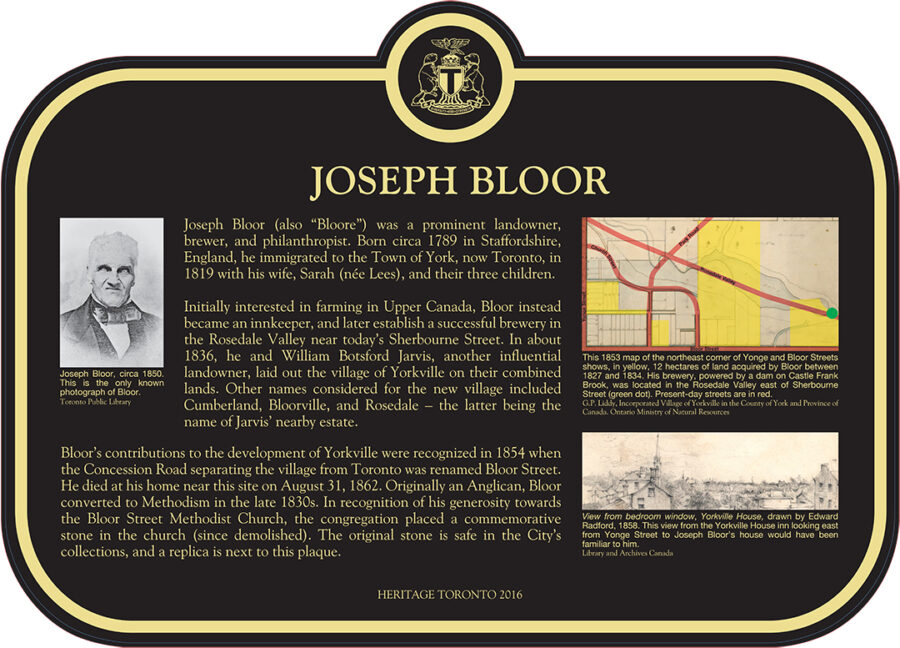 Joseph Bloor: A Celebration to Honour a Prominent City-Builder