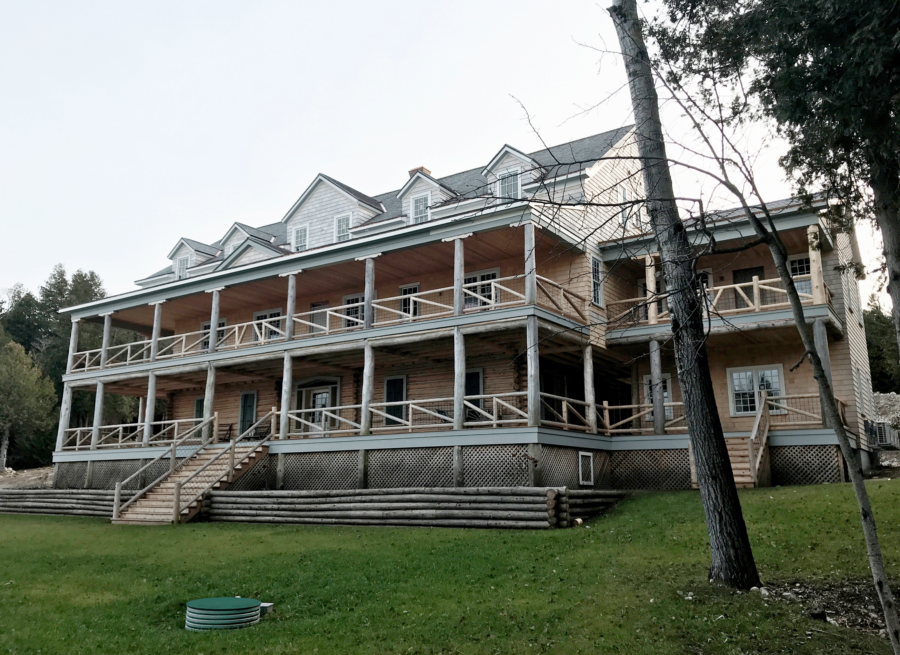 A once-popular historic Mackinac Island retreat is in the process of being restored to its former glory