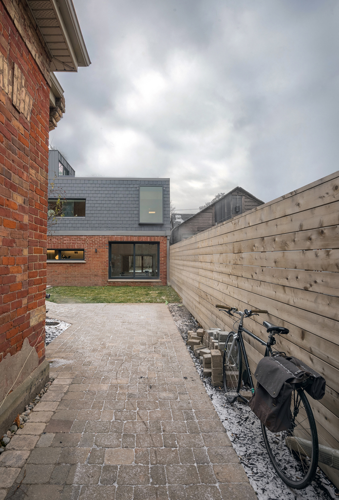 A laneway house recently readapted from a carriage house. 