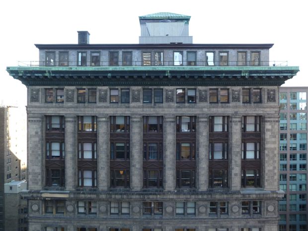 The top of 8 King Street East pre-construction.