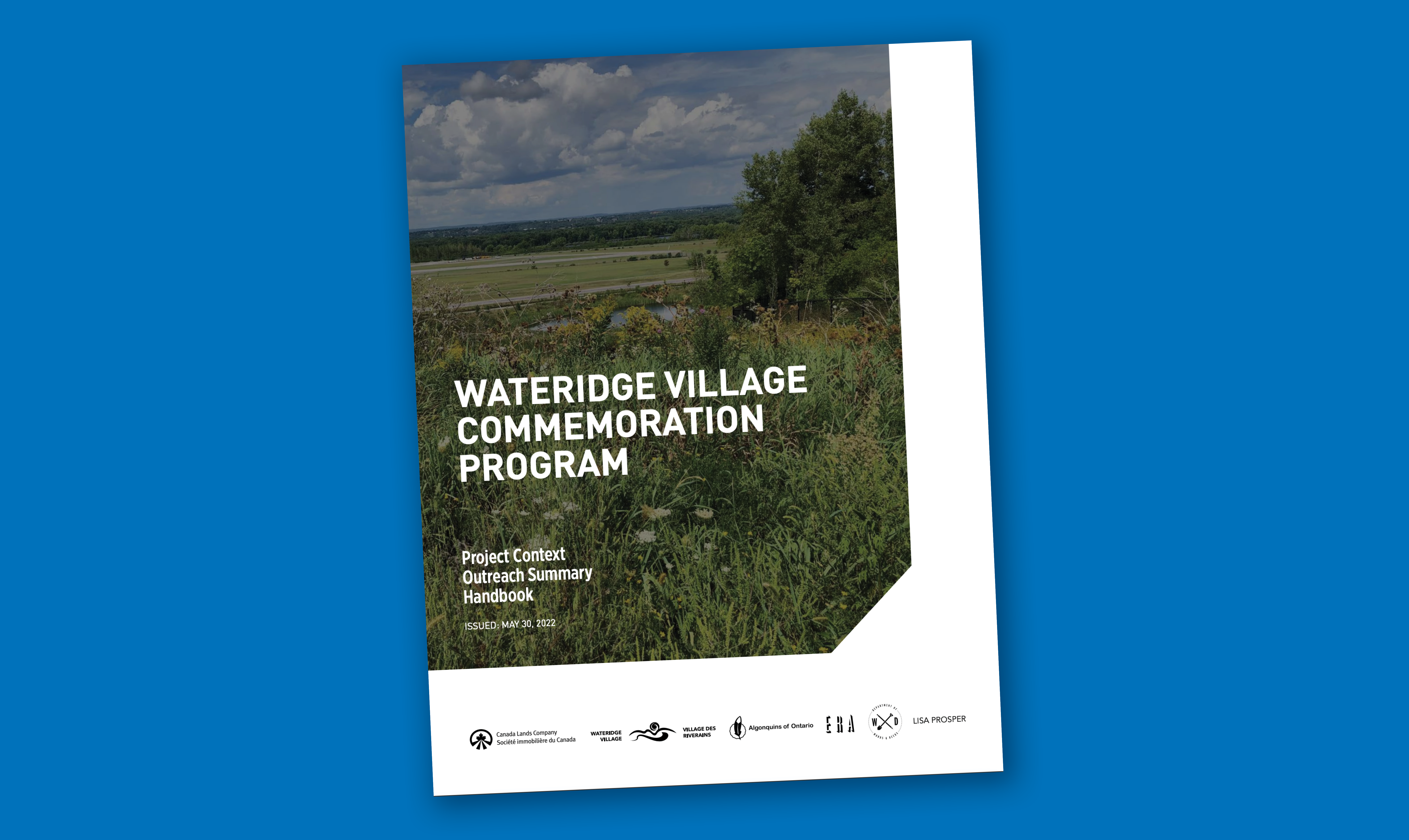 Wateridge Village / Village des Riverains: Commemoration Program