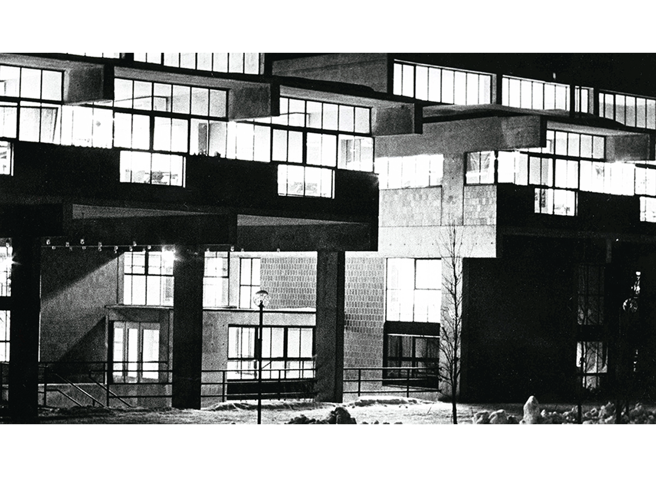 Historical image of Carleton Architecture building exterior.