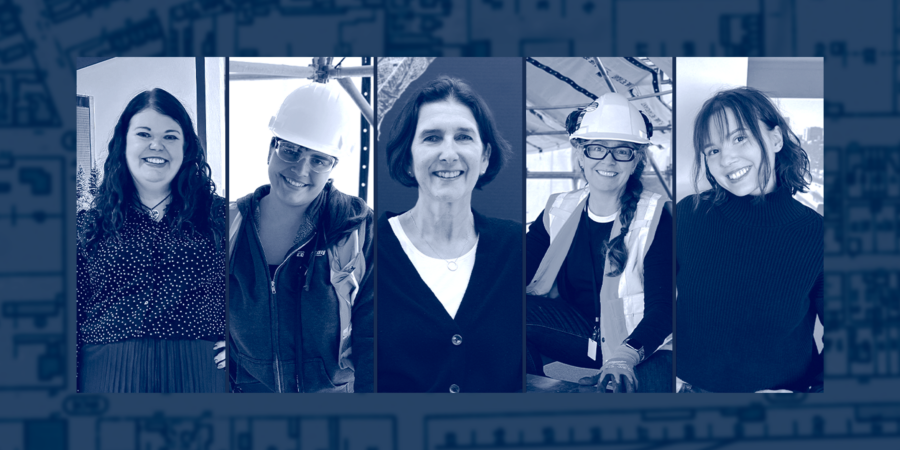 All five women on team Ottawa. Left to Right: Brittney Anne Bos, Raluca Dobrotescu, Victoria Angel, Heather McArthur, Kseniia Beliaeva