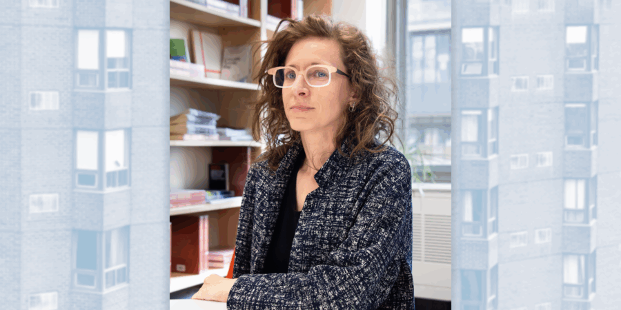 Ya'el Santopinto sitting in her office